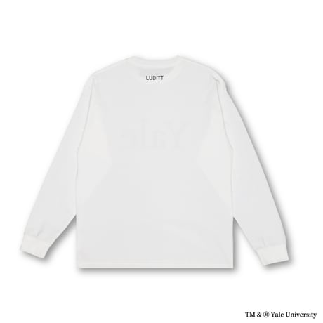 YALE L/S T-SHIRT / WHITE<L-23-114>