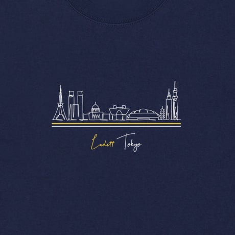Landmark Horizon T-shirt / Navy<L-26-170>