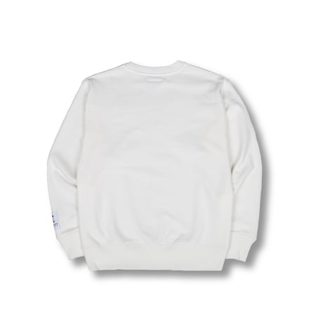 CREW NECK SWEAT / WHITE<L-2372>