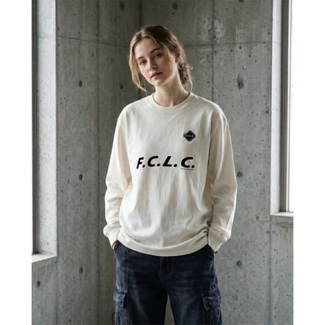 F.C.L.C. Basic Long Sleeve T-Shirt / White<L-24-134>