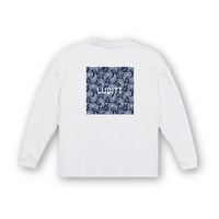 Paisley Long Sleeve T-Shirt / Navy <L-2374>