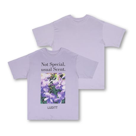 Sumire Graphic T-Shirt / Purple<L-2382>