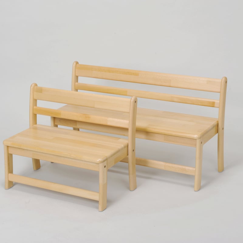 幼児用ベンチ 3人掛け 各種 | 絵本と木のおもちゃの店ぴっぴ Lapippi toy
