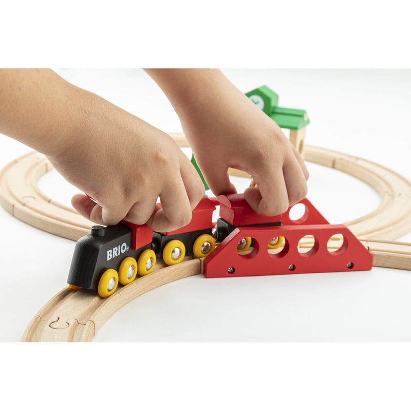 クラシックレール8の字セット | 絵本と木のおもちゃの店ぴっぴ