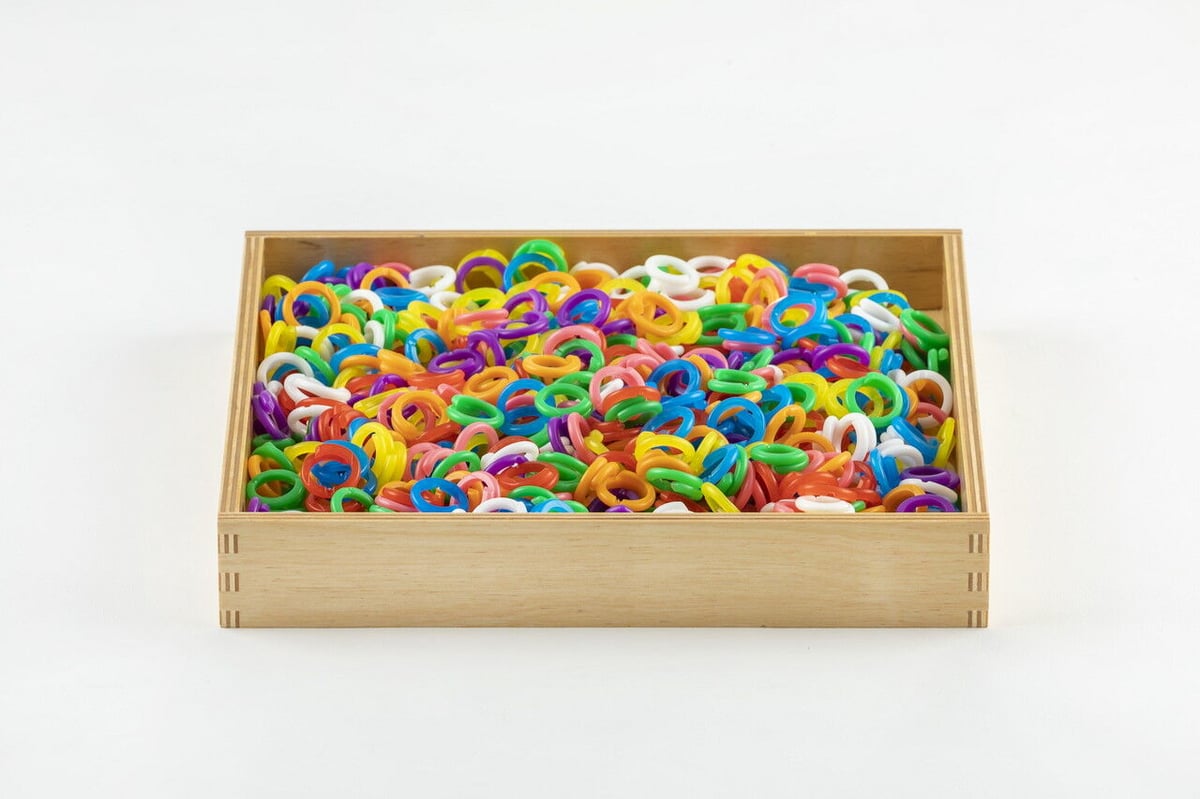 チェーンリング カラー 200g | 絵本と木のおもちゃの店ぴっぴ Lapippi toy