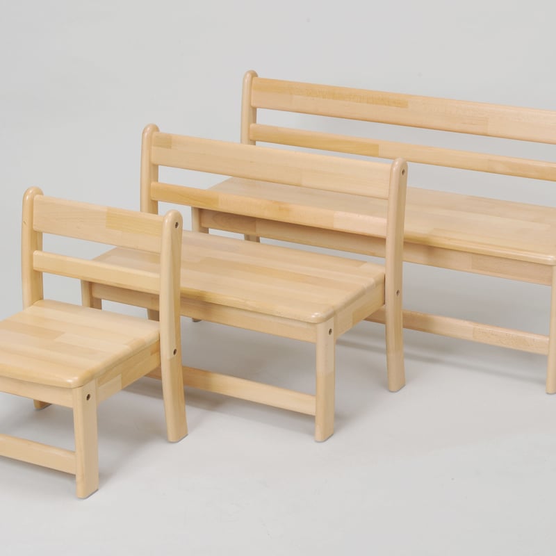 幼児用ベンチ 2人掛け 各種 | 絵本と木のおもちゃの店ぴっぴ Lapippi toy