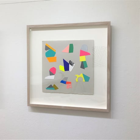 常田泰由 / 額縁（浮かし額）40×40㎝