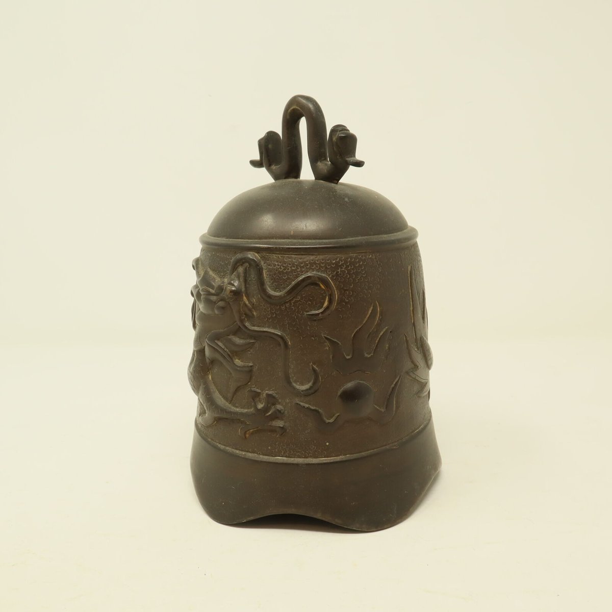 A004【釣鐘】 喚鐘 龍 銅製 仏教美術 | 中国美術・茶器 花葉
