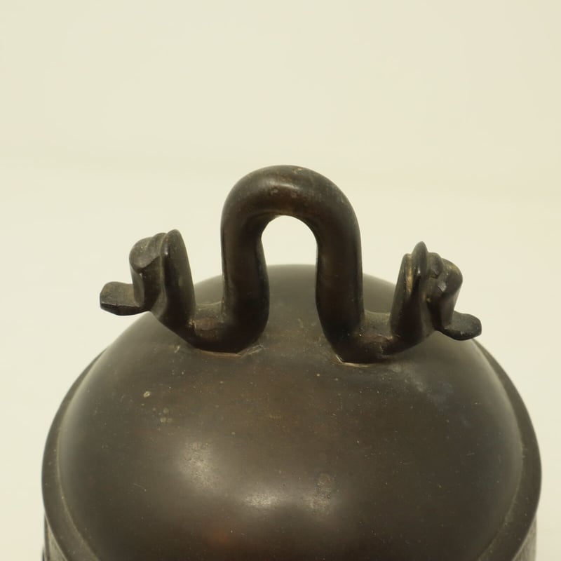 A004【釣鐘】 喚鐘 龍 銅製 仏教美術 | 中国美術・茶器 花葉