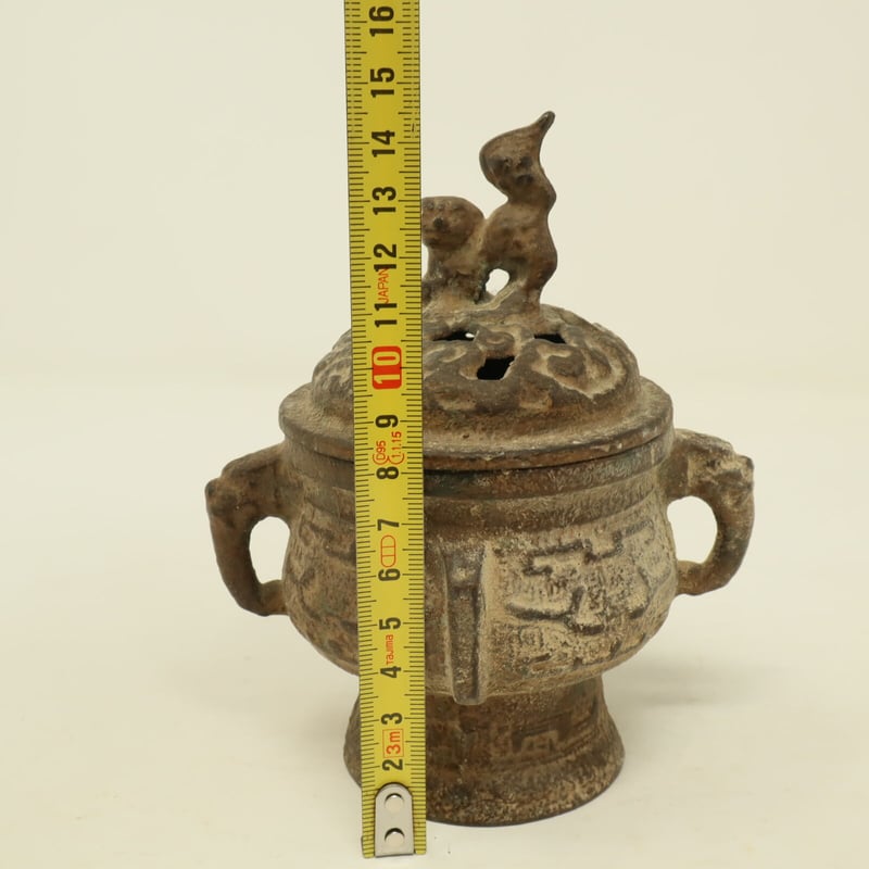A003【香炉】 透かし獅子摘蓋 両耳 青銅 | 中国美術・茶器 花葉 A003【香炉】 透かし獅子摘蓋 両耳 青銅 | 中国美術・茶器 花葉