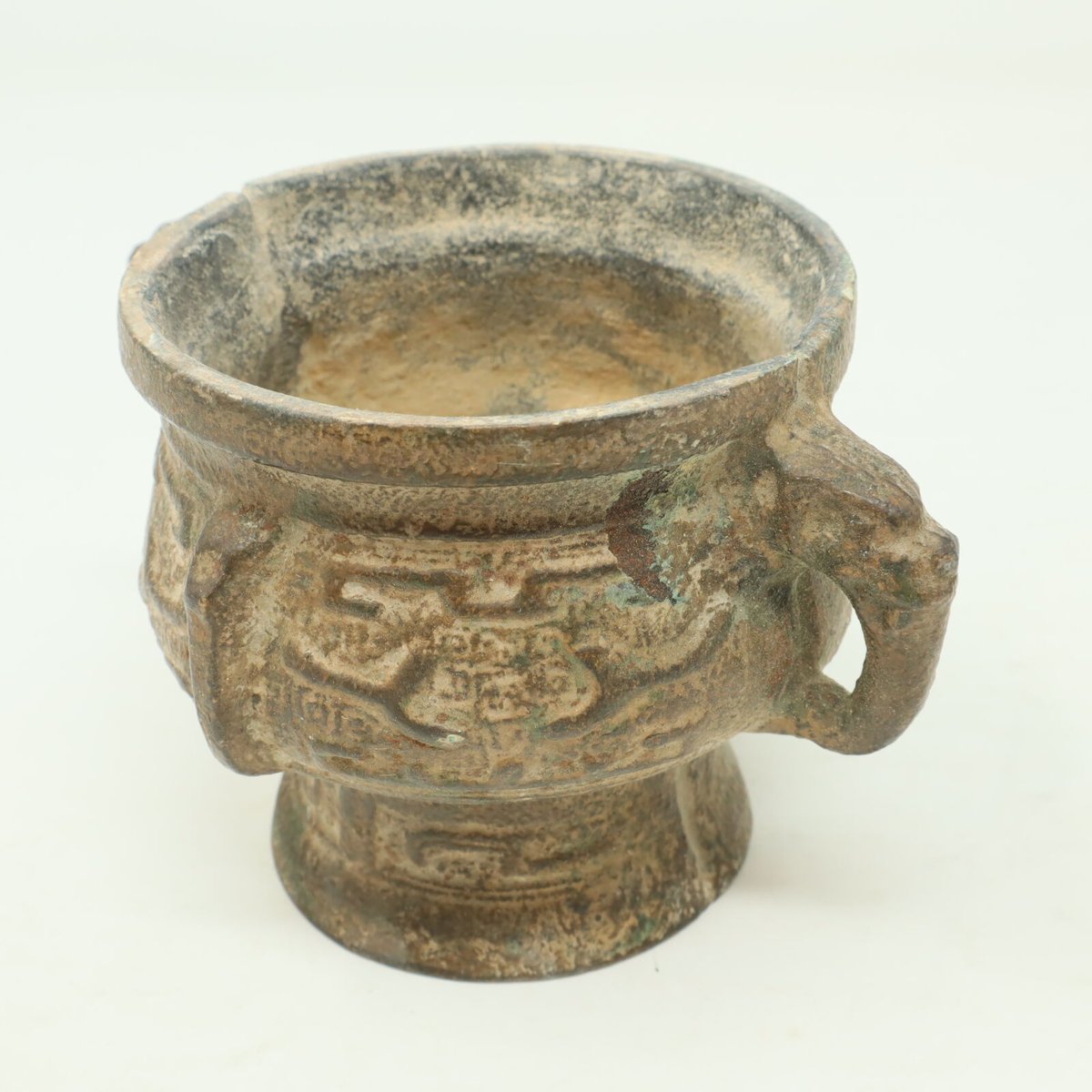 A003【香炉】 透かし獅子摘蓋 両耳 青銅 | 中国美術・茶器 花葉 A003【香炉】 透かし獅子摘蓋 両耳 青銅 | 中国美術・茶器 花葉
