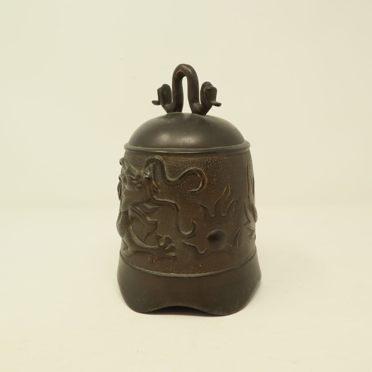 A004【釣鐘】 喚鐘 龍 銅製 仏教美術 | 中国美術・茶器 花葉