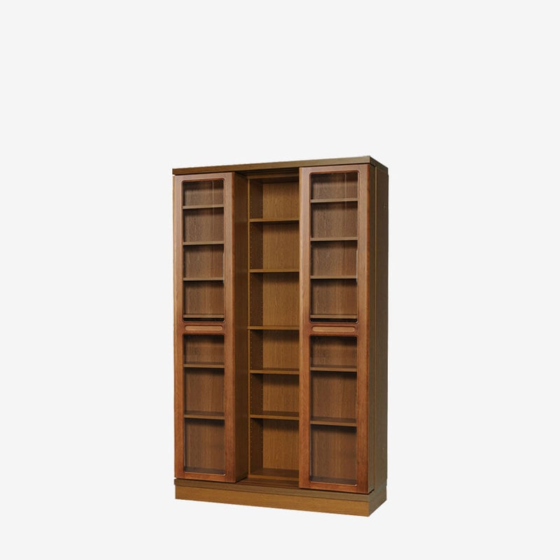 書院 SI-120T 2重スライド書棚・扉付き・幅120cm・高さ197cm