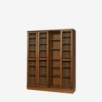 書院　SI-160T　2重スライド書棚・扉付き・幅160cm・高さ197cm
