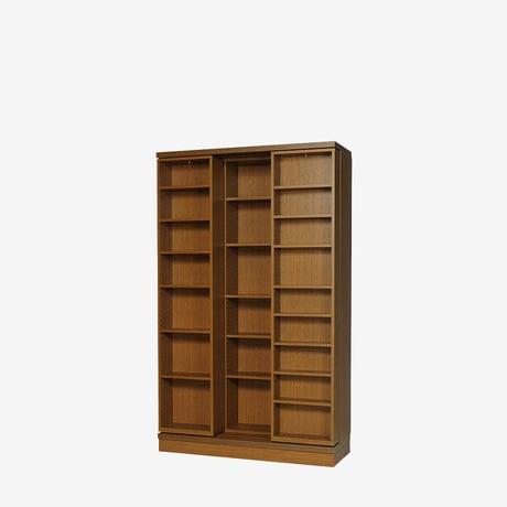 書院　SI-120　2重スライド書棚・オープン・幅120cm・高さ197cm
