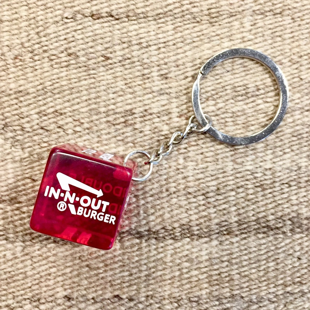 IN-N-OUT BURGER DICE KEY HOLDER | 2 2 2