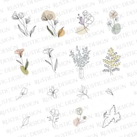 花｜オリジナルイラスト素材16点
