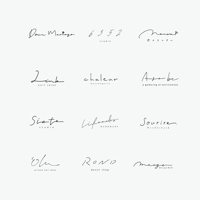 LOGO DESIGN 【Hand Type Plan】