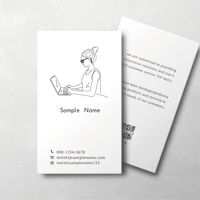 portrait business card