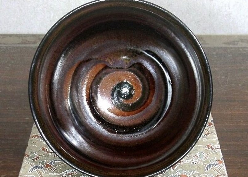 未使用 【 禎山 】金彩 蓋物 平安禎山 京焼 尚古 保秞雲錦 六客 茶碗