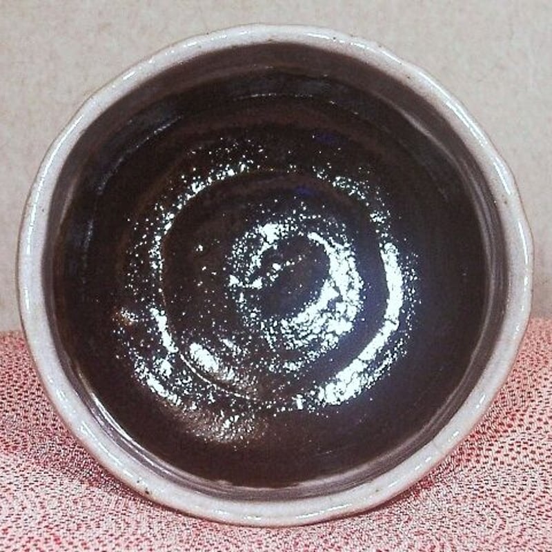 京焼・清水焼　二代 大丸北峰作　三島手　茶碗　共箱　古物。 京焼・清水焼 二代 大丸北峰作 三島手 茶碗 共箱 古物。 京焼・