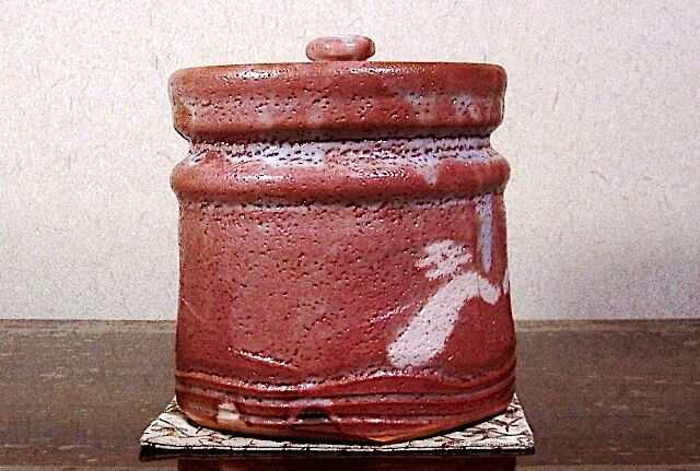 美濃焼 中島一耀 作 鼠志野 水指 無傷 共箱 保証。 | STORESショップARIKA