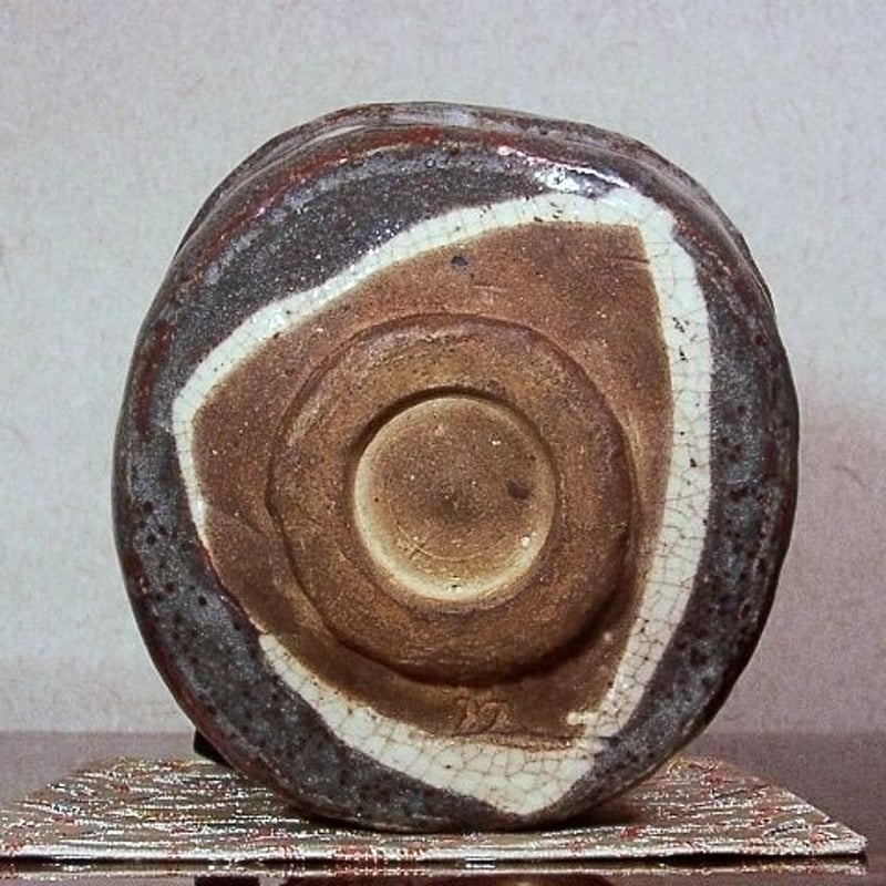 瀬戸 早川春泰作 ネズミ 志野 茶碗 無傷 共箱 古物。 | STORESショップ