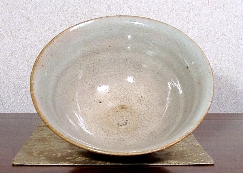 夜寒焼 辻鉦二郎 作 茶碗 共箱 時代物 保証。 - 陶芸