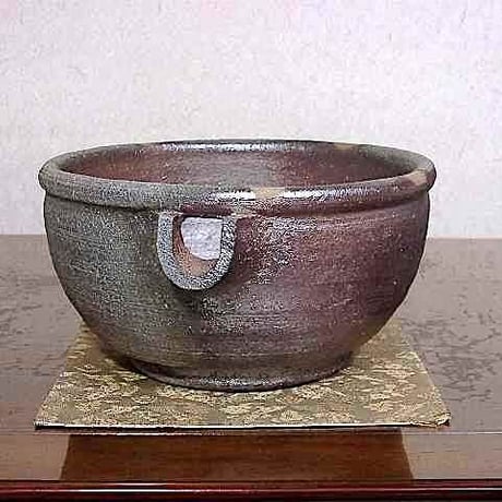 京焼・清水焼　丹波　相野窯　石田陶春 作　片口鉢　共箱　無傷　保証。