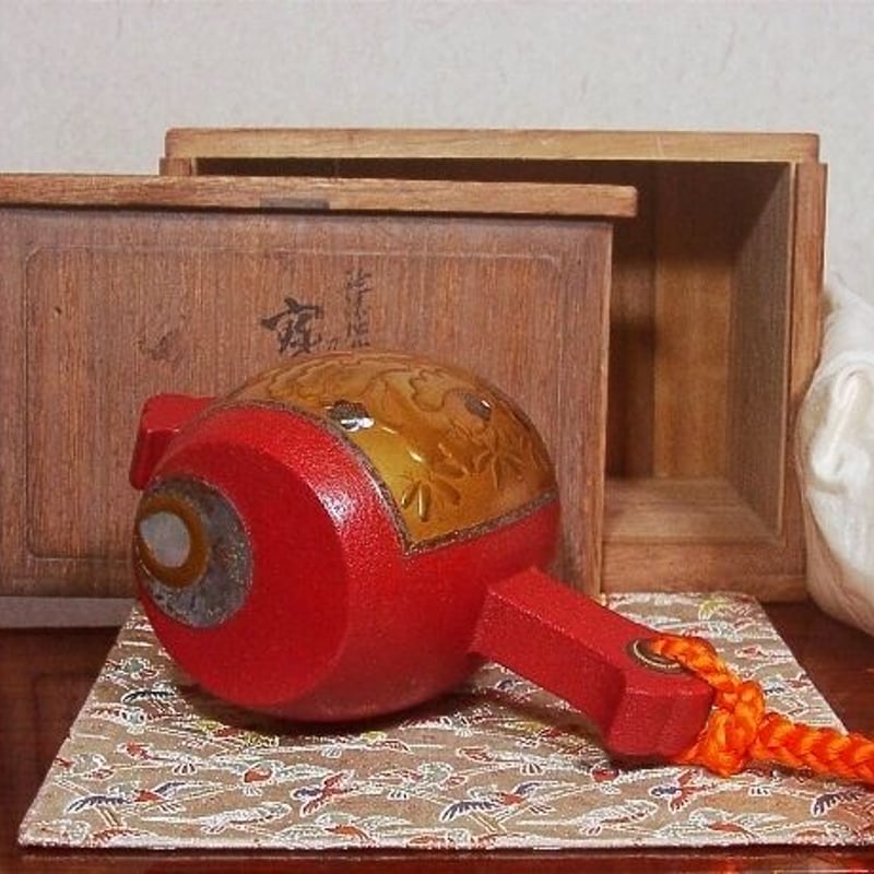 漆芸 高橋孝道作 宝槌 無傷 共箱 古物。 | STORESショップARIKA