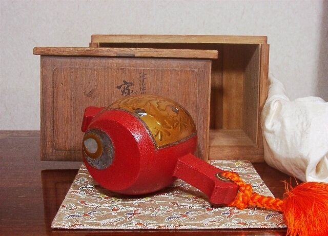 漆芸 高橋孝道作 宝槌 無傷 共箱 古物。 | STORESショップARIKA