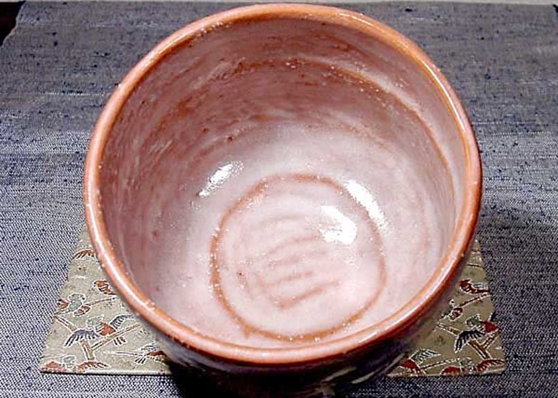 丹波焼作者不明「充啓」圓山銘茶碗無傷共箱。