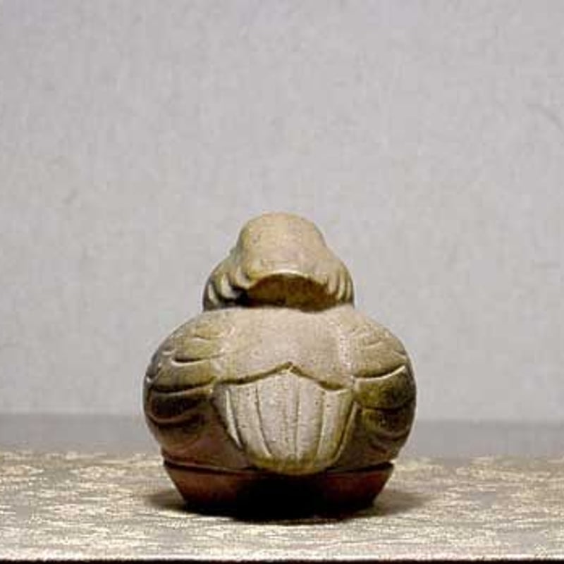 備前焼　金重利陶苑　金重利右衛門　陶弘造　茶入　仕覆付　共箱　V　6595 ギャラリー | 金重利陶苑