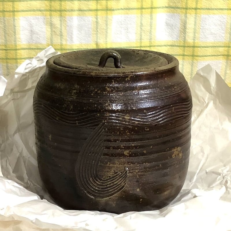 丹波焼 正元直作造 水指 無傷 共箱 保証。 | STORESショップARIKA