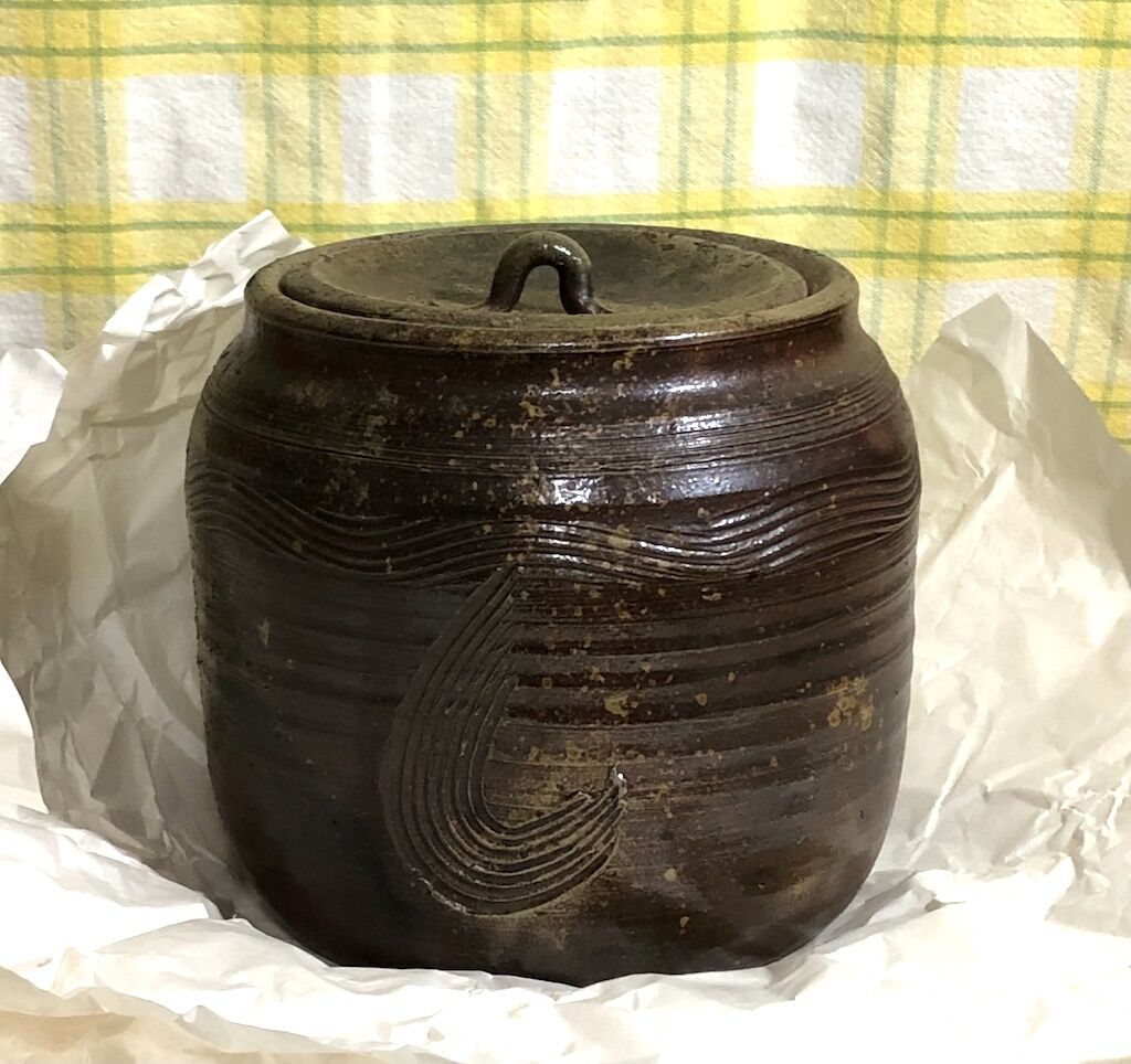 丹波焼 正元直作造 水指 無傷 共箱 保証。 | STORESショップARIKA