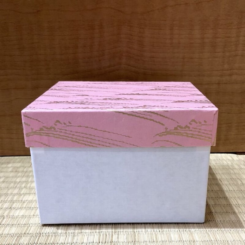 京焼・清水焼 小倉 亨 作 麦わら手 蓋物 無傷 化粧箱 未使用品