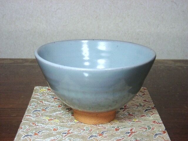 入山窯 江崎敏夫作 青磁 茶碗 無傷 共箱 保証。 | STORESショップARIKA