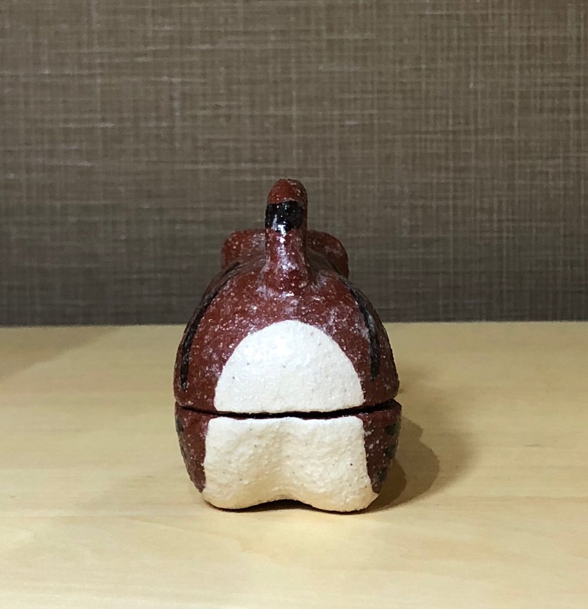 兵庫県 澤田博之作 虎 香合 無傷 共箱 古物。 | STORESショップARIKA