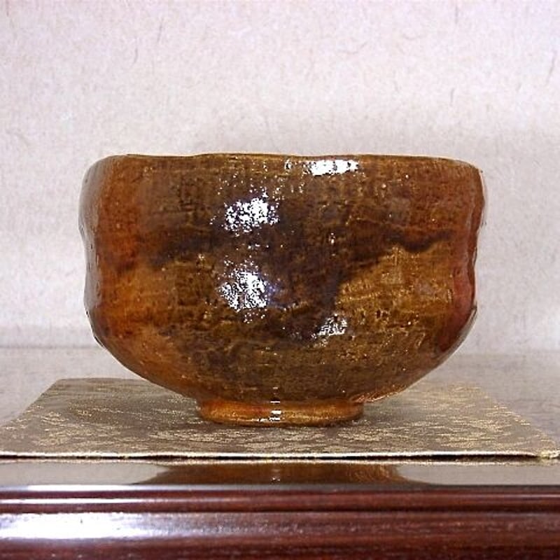梅山窯 壮明作 大樋焼飴茶碗 梅山窯 香野壮明 作 飴釉 茶碗 無傷 共箱 保証。 | STORES