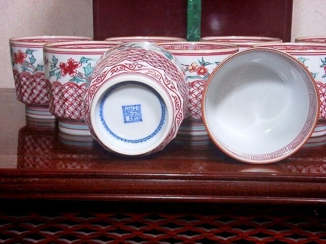 京焼・清水焼 二代 高木岩華作 赤絵古式模様小鉢 共箱 古物。 | STORES