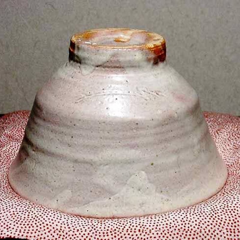 京焼・清水焼 東紅舎窯 竹内俊彦 作 灰釉 茶碗 無傷 保証 共箱