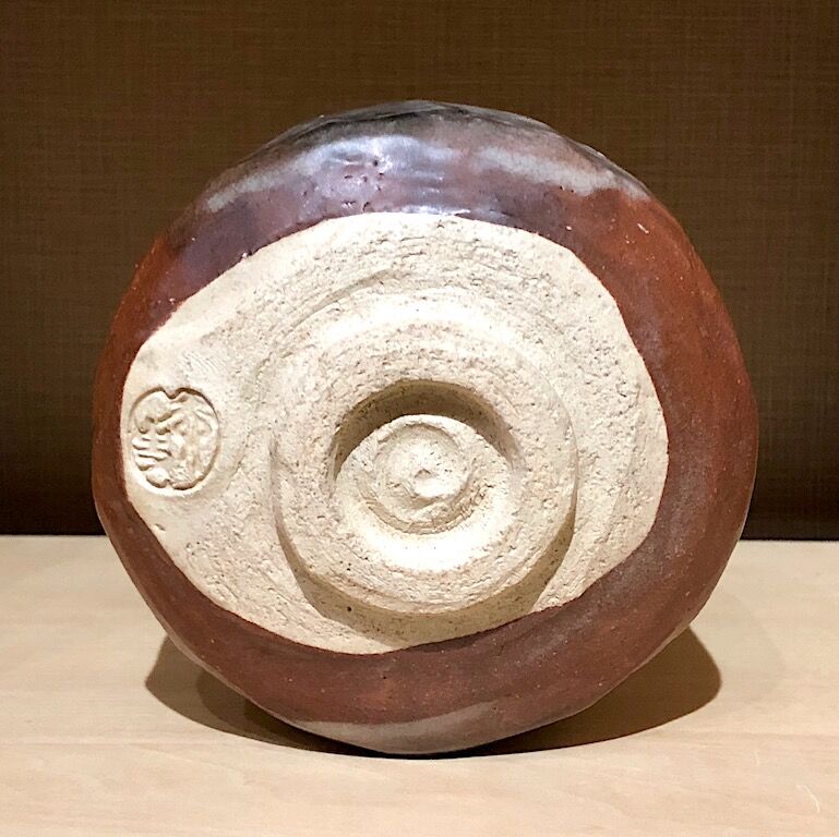 楽焼　赤松柳史作　赤楽「無事」関牧翁管長書付　茶碗　無傷　保証　共箱。 楽焼赤松柳史作赤楽「無事」関牧翁管長書付茶碗無傷保証共箱。