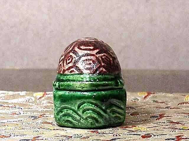 茶道具 香合 分銅亀香合 瑞山作 共箱 S149KG 茶道具 香合 分銅亀香合