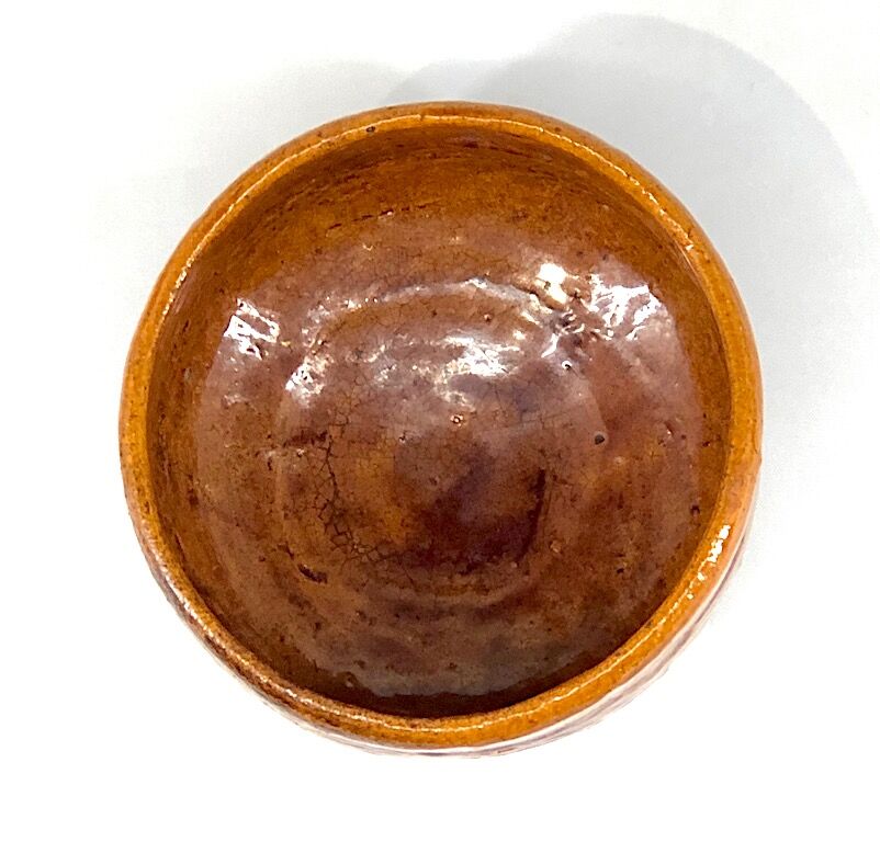 大樋焼　大樋宗春作　飴釉　茶碗　在銘　無傷　箱誂。 大樋焼 大樋宗春作 飴釉 茶碗 在銘 無傷 保証 箱合。 | STORESショップ