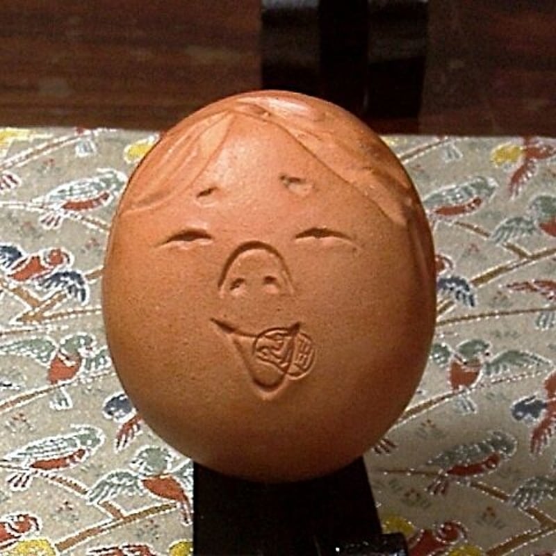 詳細不明 女・福能神 仙厓義凡 花押 在印 香合 無傷 共箱 保証