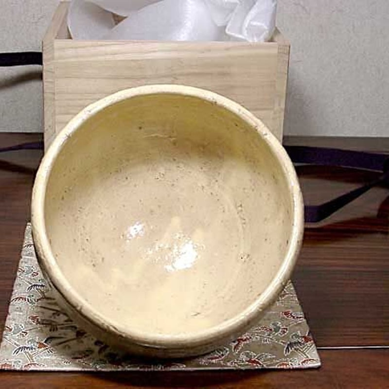 笠間 犀窯 小林征児 作 粉引 茶碗 無傷 共箱 保証。 | STORESショップARIKA