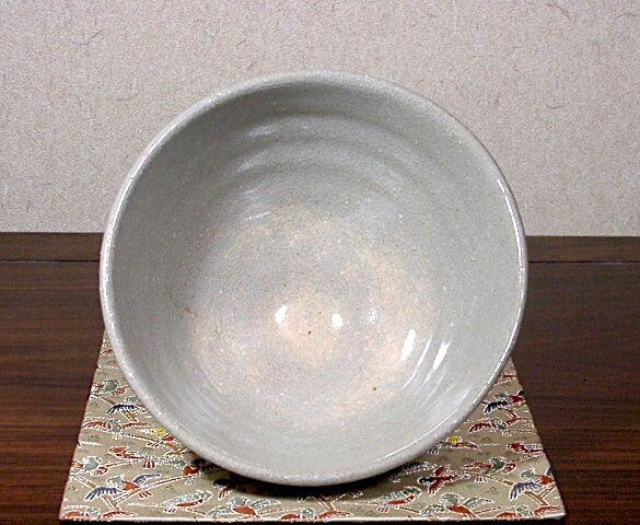 松阪萬古松古焼 佐久間 勝山 作 井戸写 茶碗 無傷 箱合 保証