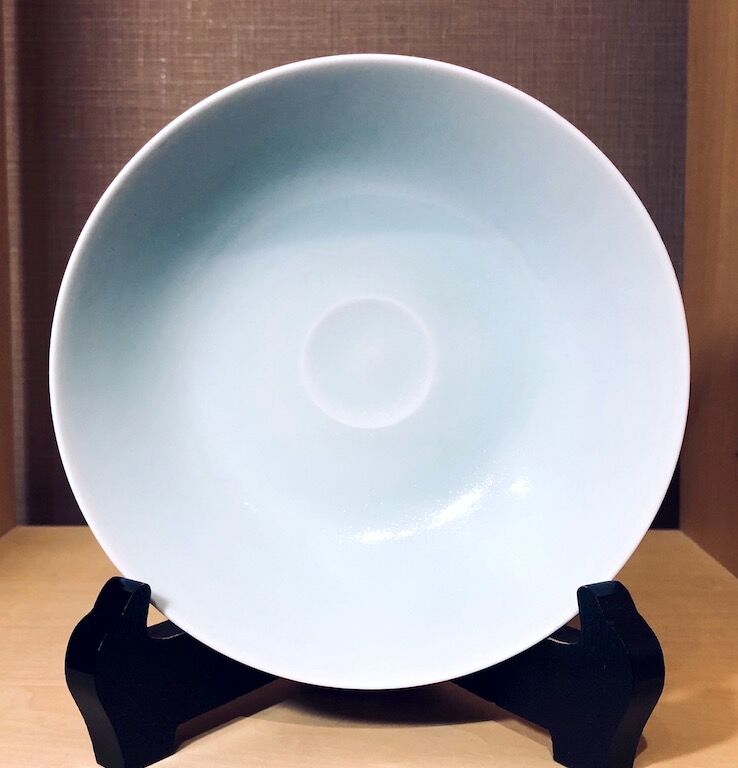 京焼・清水焼 宇野 徹作 白瓷茶碗 在銘 無傷保証 共箱