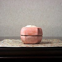 美濃焼加藤唐三郎定吉 作永田宗伴 花押松葉香合無傷箱合保証。