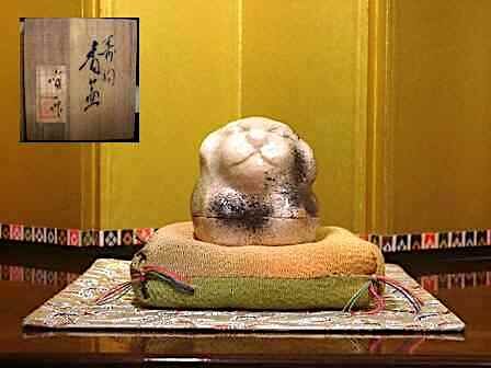 LEMON 人間国宝、楠部彌弌氏の三彩馬置物 人間国宝 楠部弥弌 作 寿狛 香合 時代 共箱 保証。 | STORESショップARIKA
